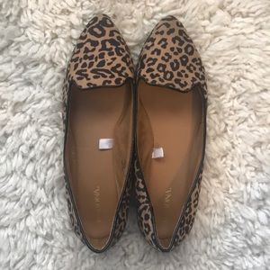 Leopard loafers